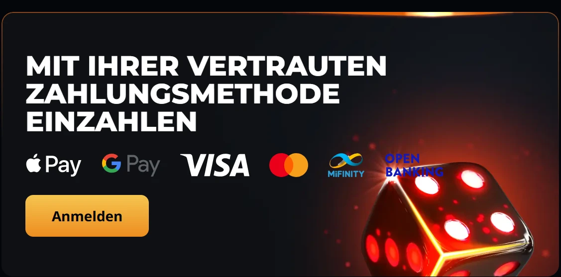 Zahlungsmethoden im Instant Casino
